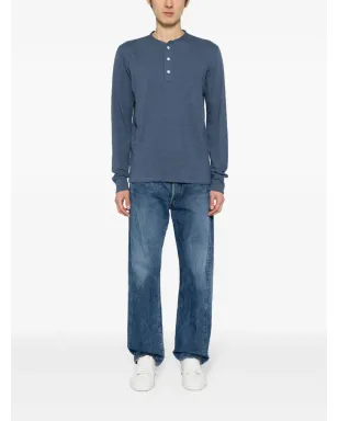 rag & bone コットン ヘンリーネックTシャツ - サムネイル2