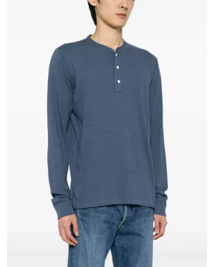 rag & bone コットン ヘンリーネックTシャツ - サムネイル3