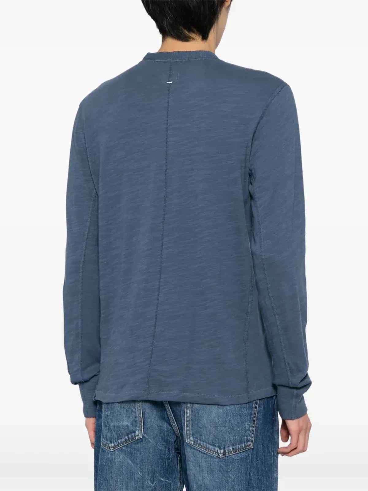 rag & bone コットン ヘンリーネックTシャツ - 画像4