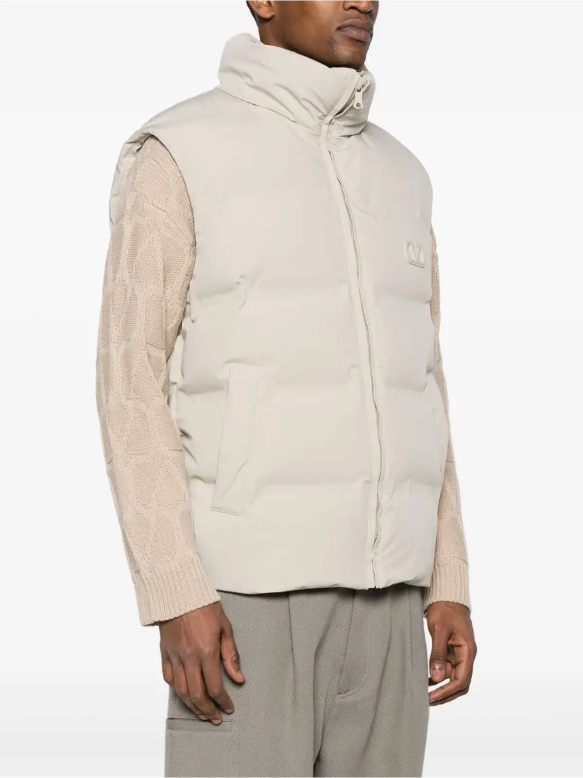 Valentino Garavani Maxi-VLogo ダウンジレ - 画像3