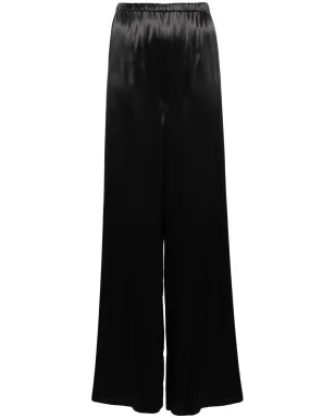 Ferragamo ワイドレッグ サテンパンツ ブラック - サムネイル1