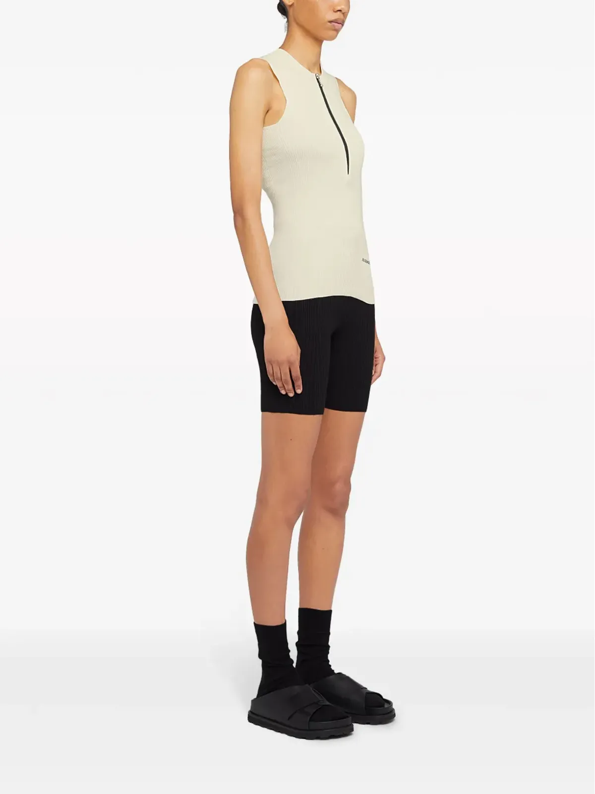 Jil Sander シームレスコットンショーツ ブラック - 画像3