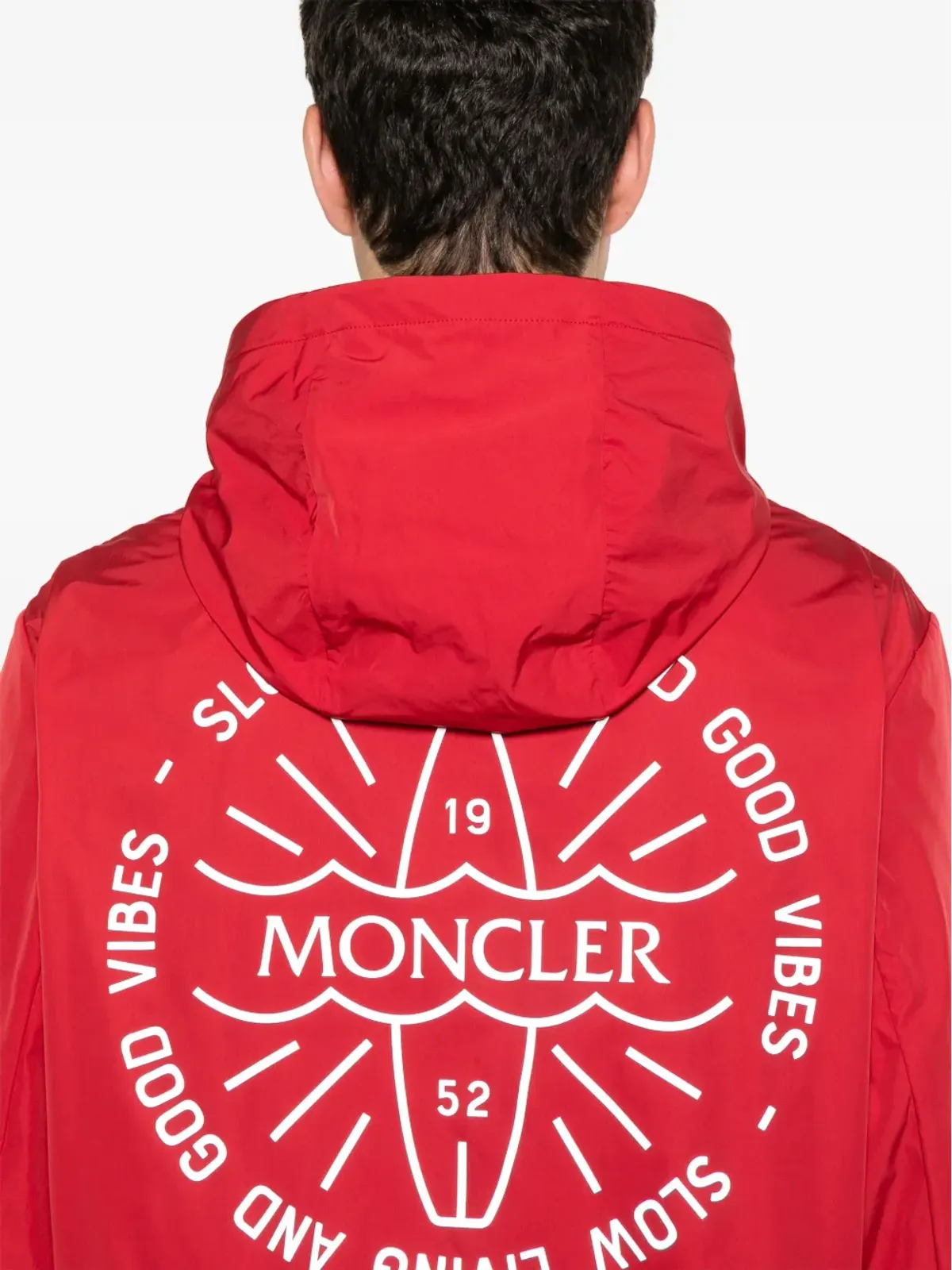 Moncler クラピエ フード付きジャケット レッド - 画像5