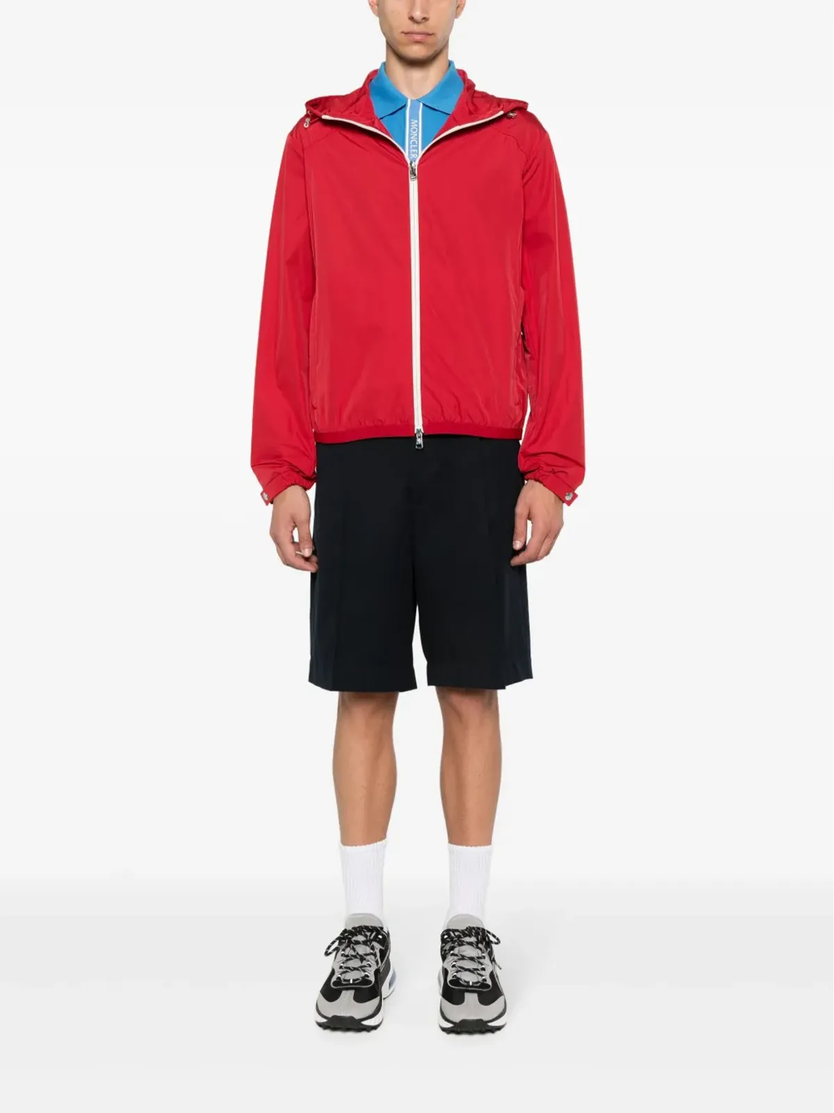 Moncler クラピエ フード付きジャケット レッド - 画像2