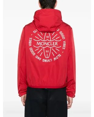 Moncler クラピエ フード付きジャケット レッド - サムネイル4