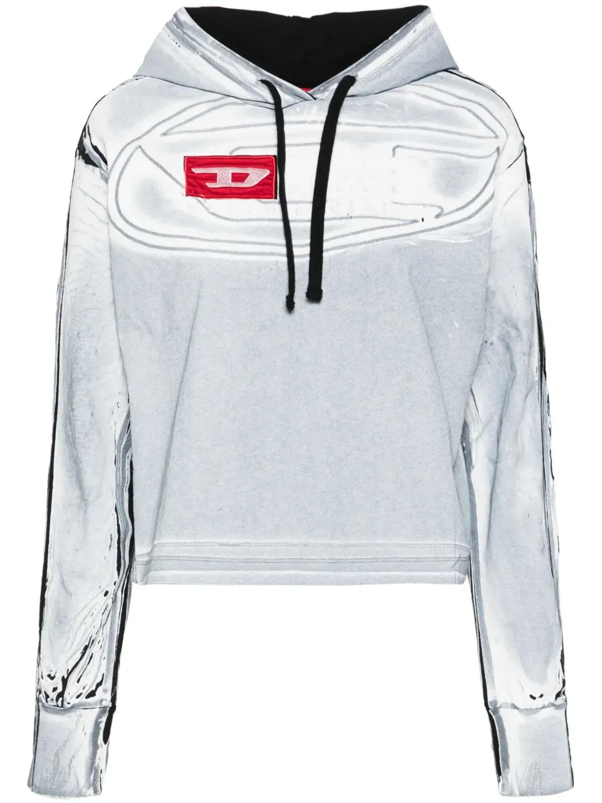 Diesel 皺加工コットンフーディ - 画像1
