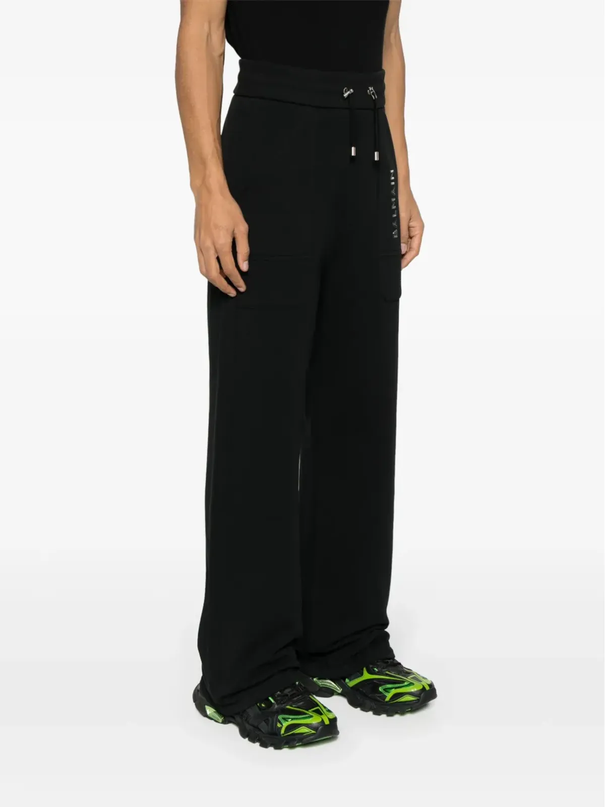 Balmain コットン製ワイドレッグ トラックパンツ - 画像3