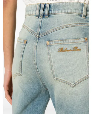 Balmain ミッドライズ スキニージーンズ ブルー - サムネイル5