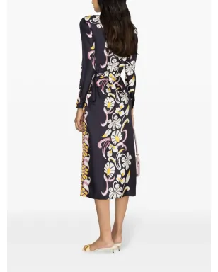Tory Burch 花柄プリント シルク シャツドレス - サムネイル4