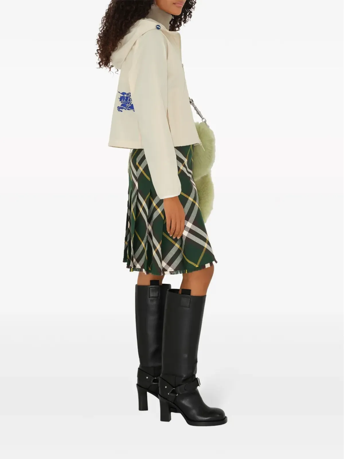 Burberry 騎士モチーフ ジップアップジャケット - ネュートラルカラー - 画像3