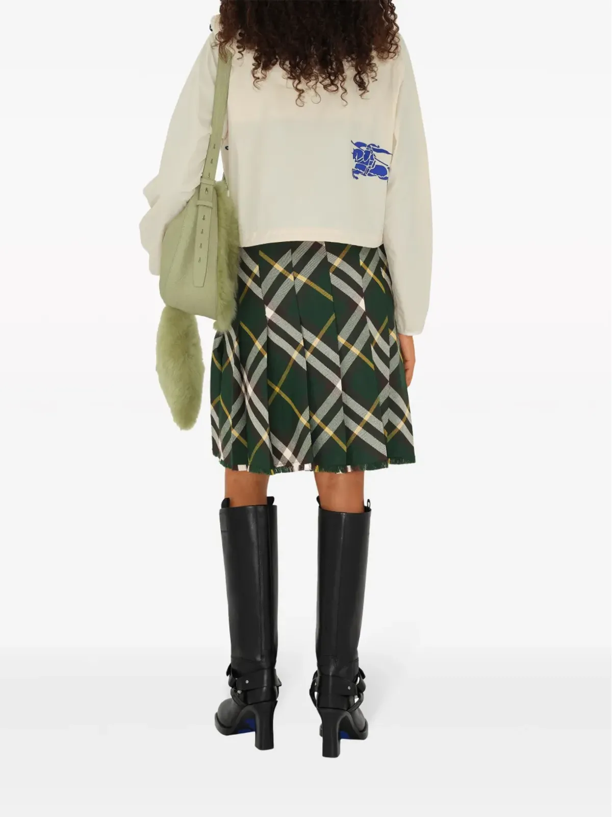 Burberry 騎士モチーフ ジップアップジャケット - ネュートラルカラー - 画像4