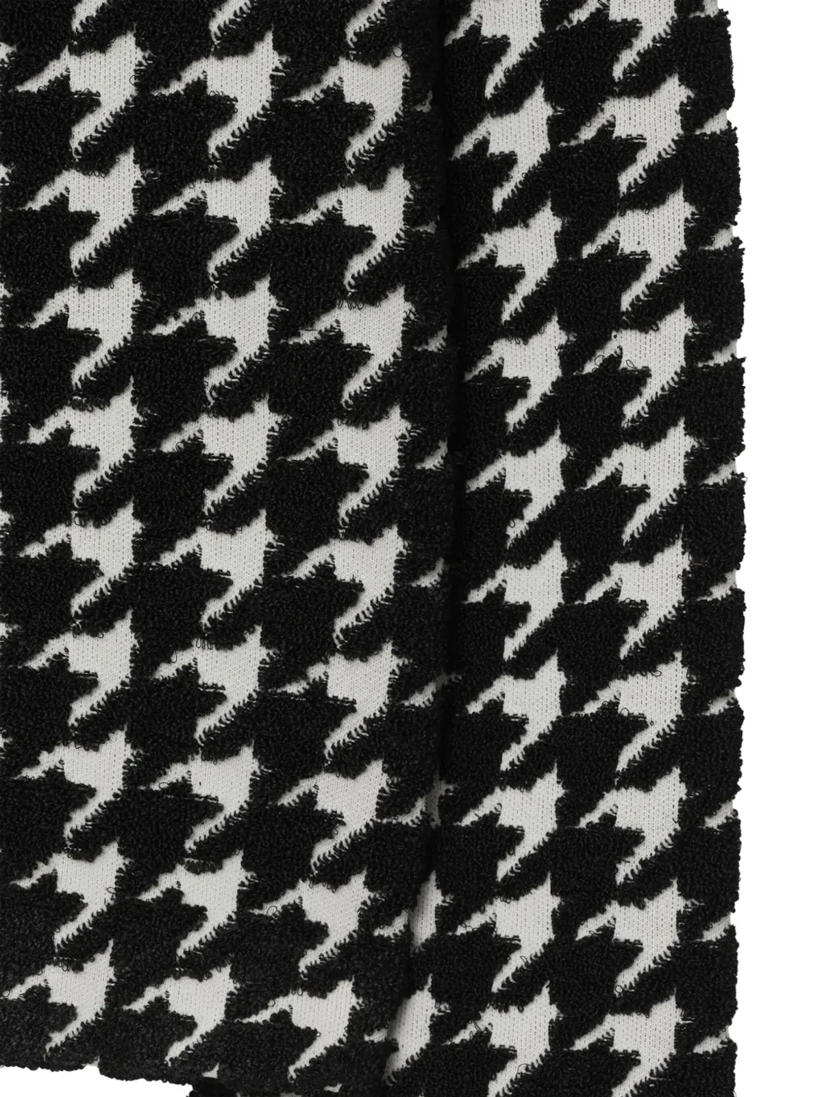 Burberry ハウンドトゥース柄 クルーネック ニットセーター - ブラック - 画像5