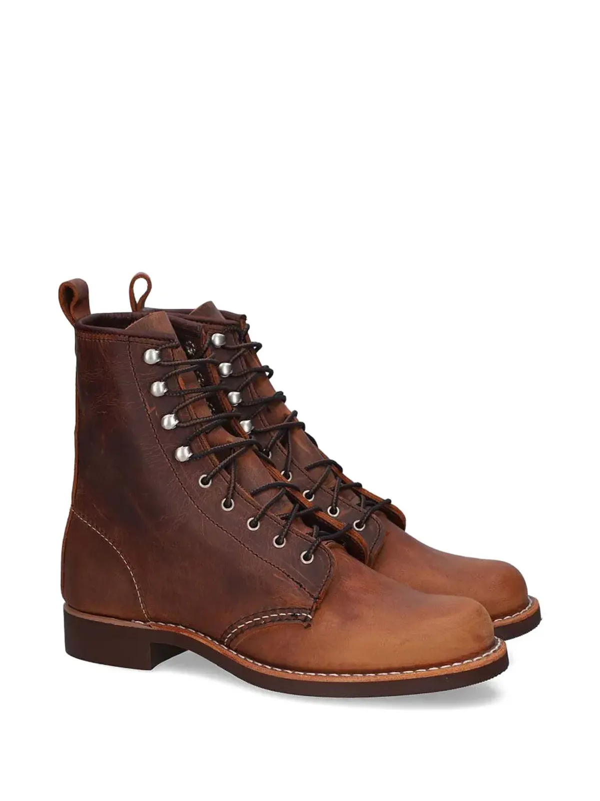 Red Wing Shoes レースアップレザー コンバットブーツ - 画像2