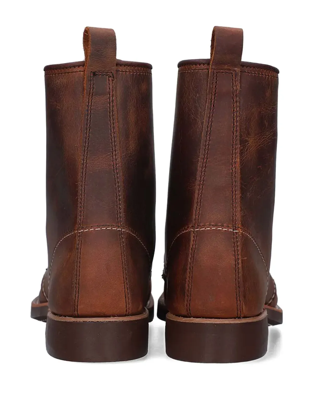Red Wing Shoes レースアップレザー コンバットブーツ - 画像3