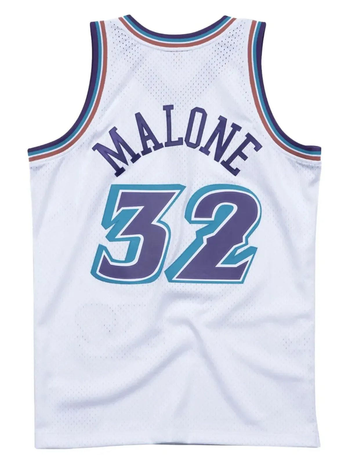 Mitchell & Ness ユタジャズ ロード 1996-97 カール・マローン スイングマン ジャージ - ホワイト - 画像2