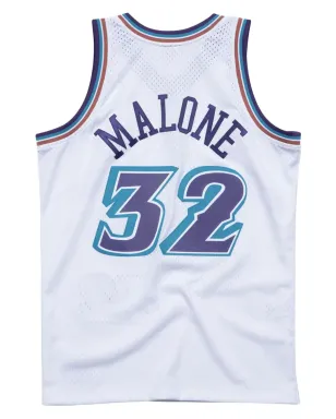 Mitchell & Ness ユタジャズ ロード 1996-97 カール・マローン スイングマン ジャージ - ホワイト - サムネイル2