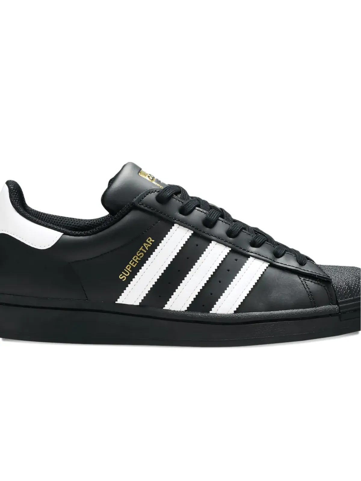 adidas スーパースター スニーカー ブラック - 画像2