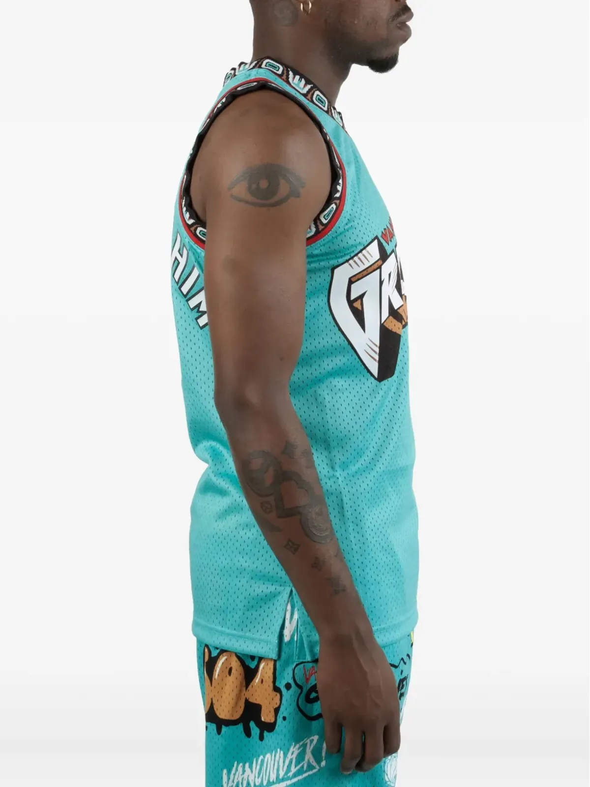 Mitchell & Ness グリズリーズ ナンバー ジャージ - ブルー - 画像3