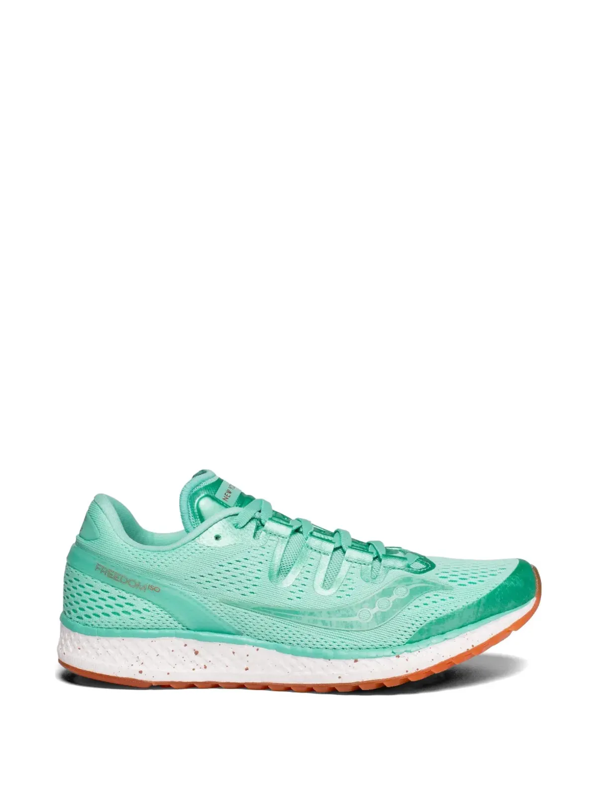 Saucony Freedom Iso グリーン スニーカー - 画像1