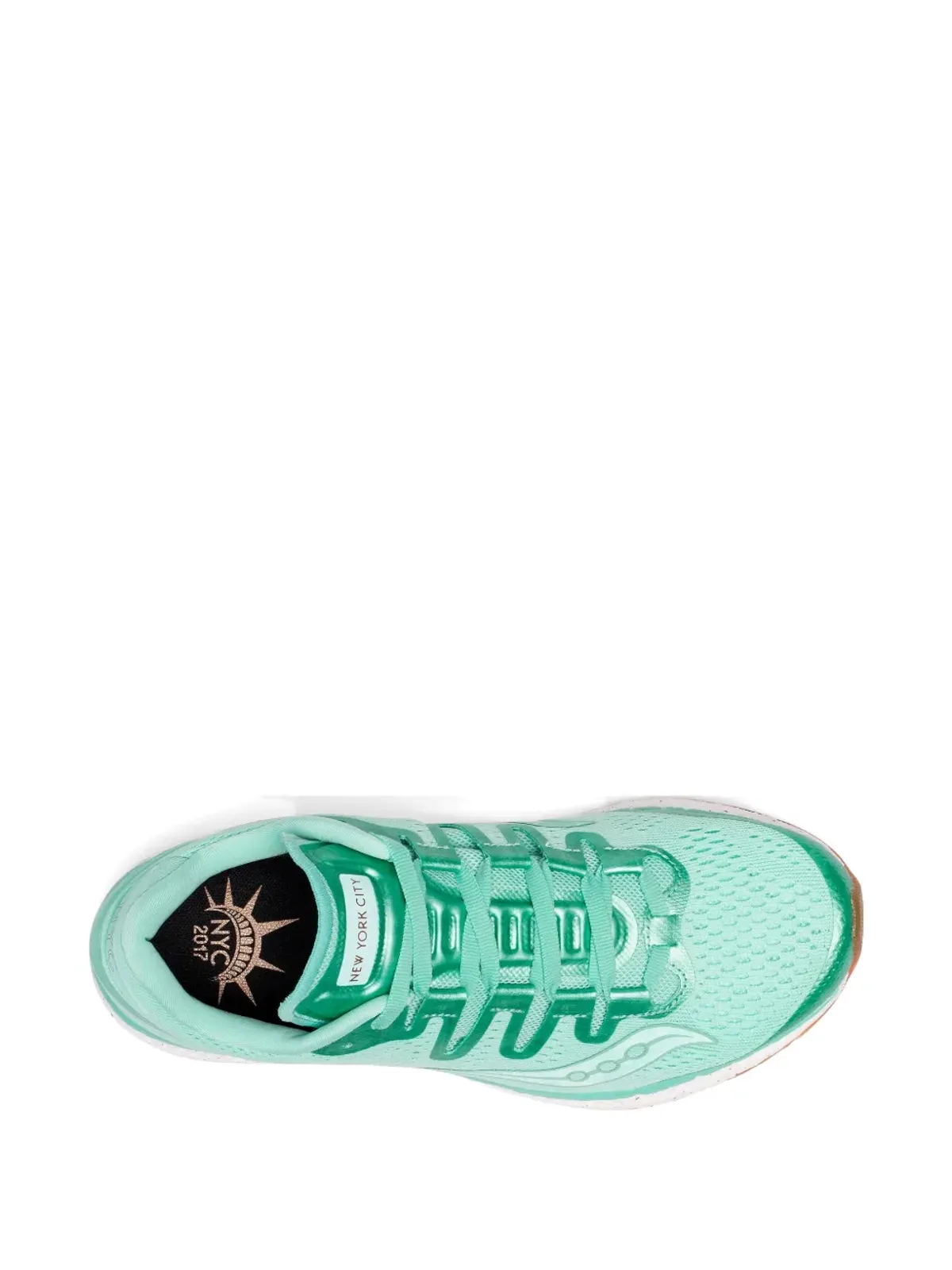 Saucony Freedom Iso グリーン スニーカー - 画像2