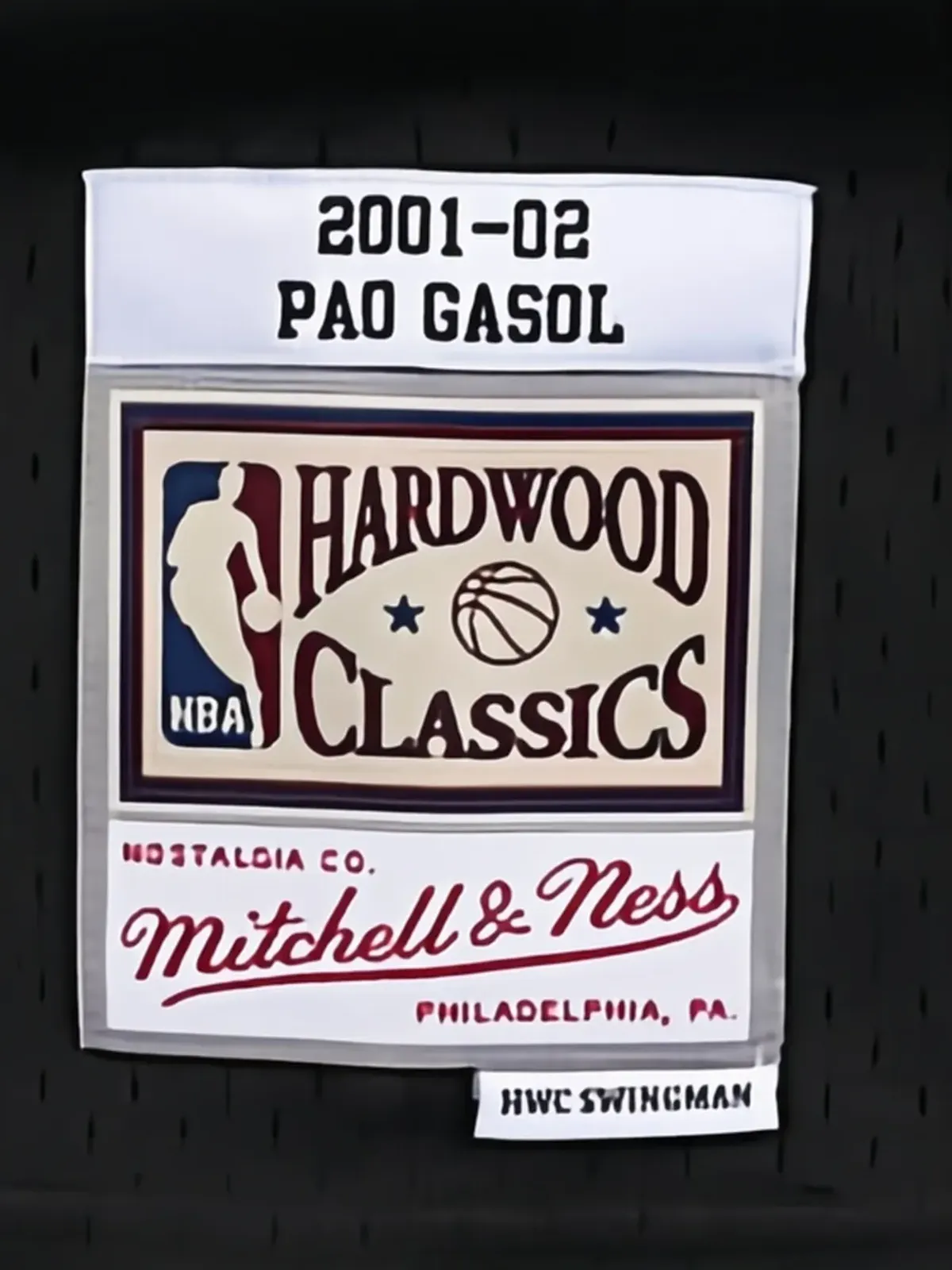 Mitchell & Ness メンフィス・ガソル ジャージーベスト - ブラック - 画像3