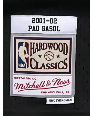 Mitchell & Ness メンフィス・ガソル ジャージーベスト - ブラック - サムネイル3