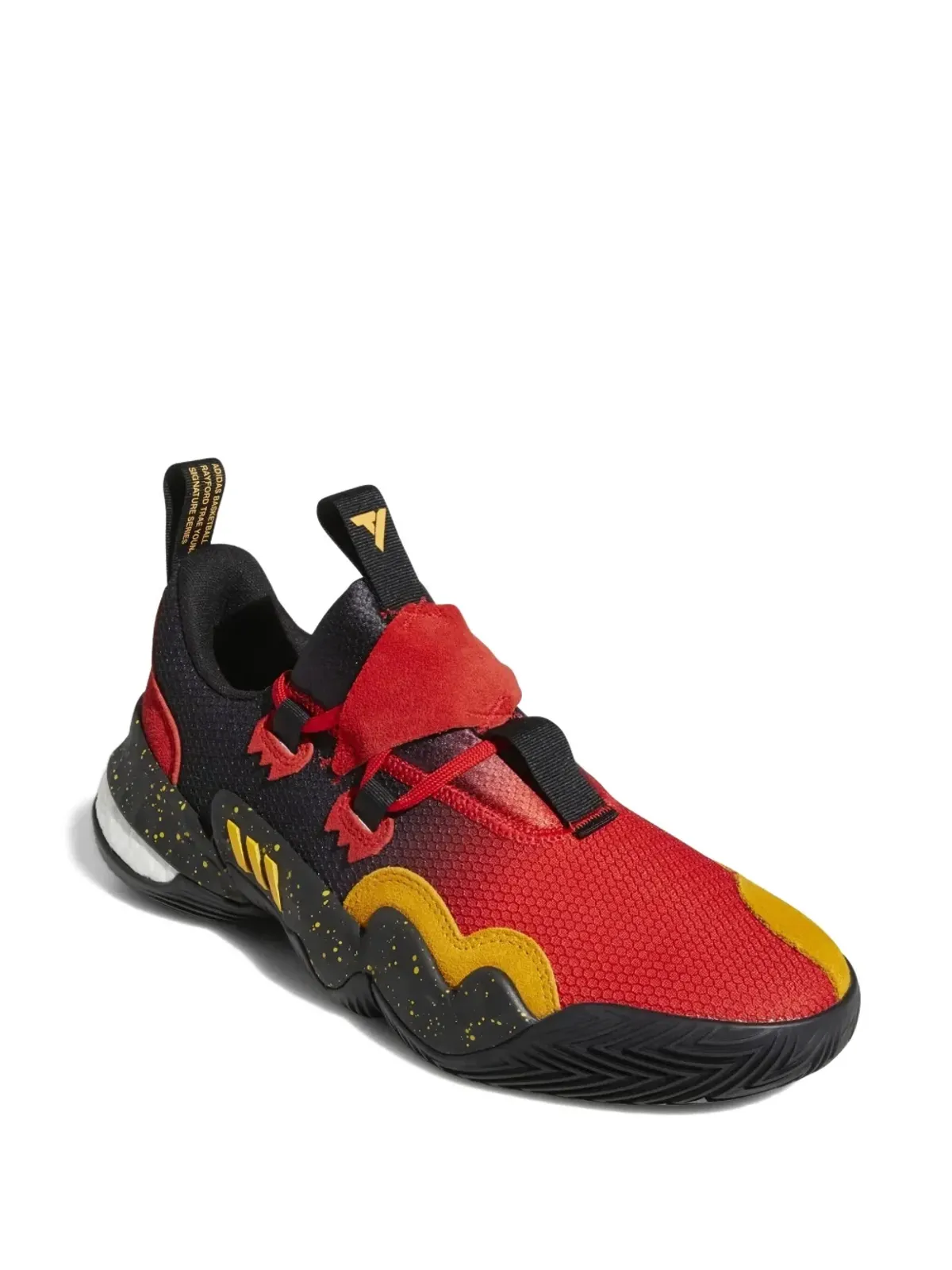 adidas x NBA Trae Young 1 アトランタ・ホークス ビビッドレッド スニーカー - 画像2