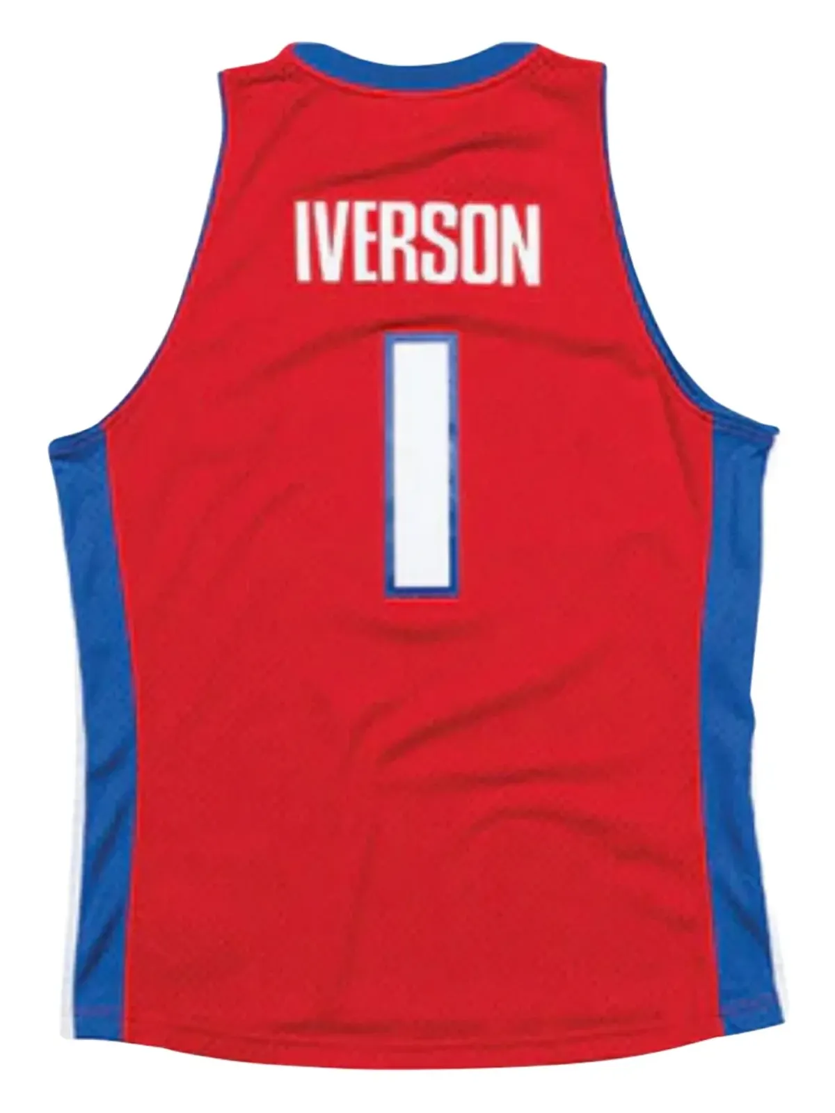 Mitchell & Ness アレン・アイバーソン 2008 NBA デトロイト・ピストンズ スイングマン タンクトップ - レッド - 画像2