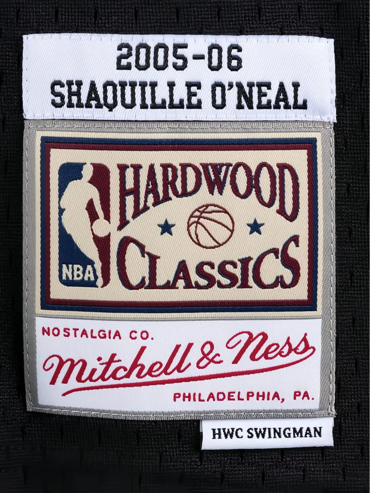 Mitchell & Ness Shaq O'Neal 32 ジャージ - ブラック - 画像3
