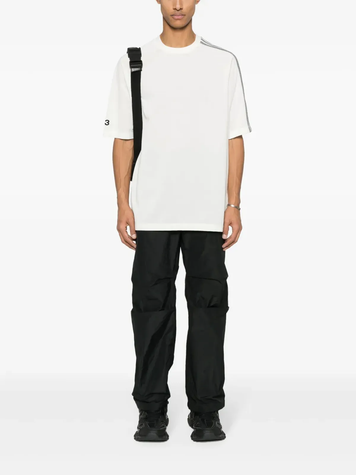Y-3 クロージャー ジャージー Tシャツ - ニュートラルカラー - 画像2