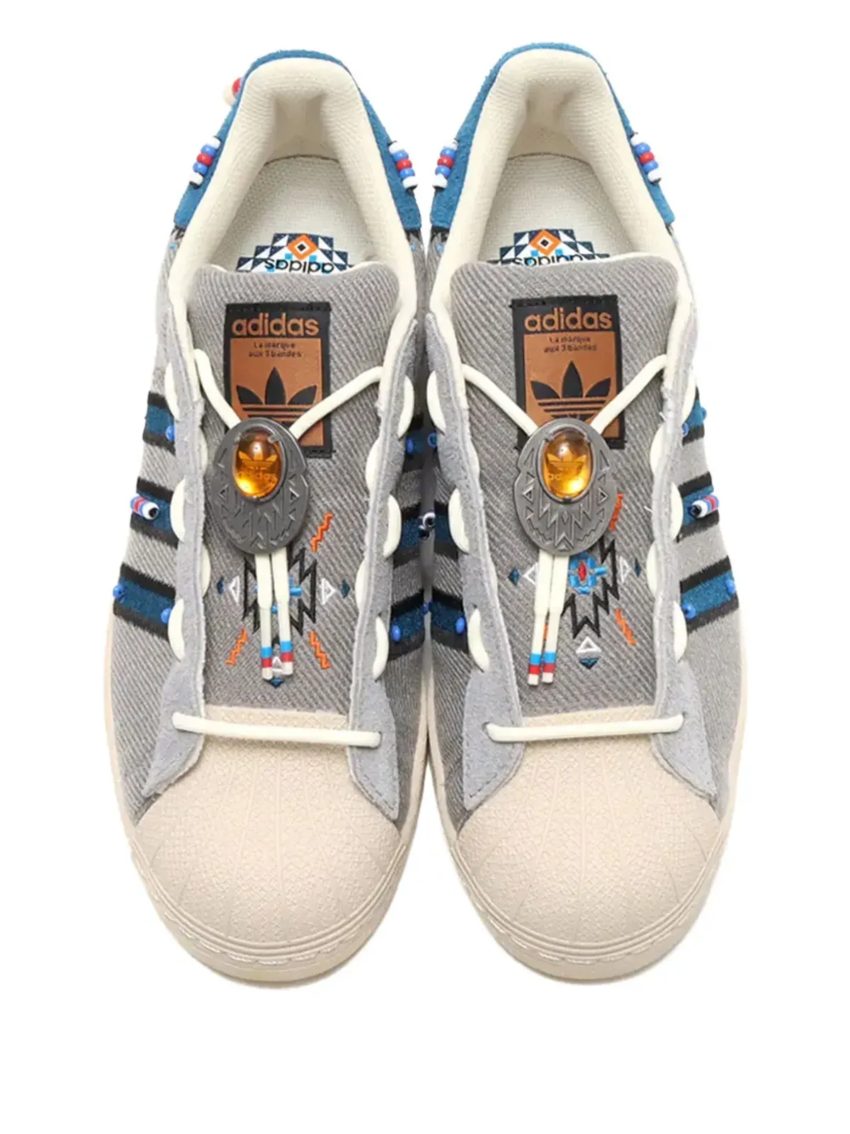 adidas スーパースター スリップオンスニーカー - グレー - 画像3