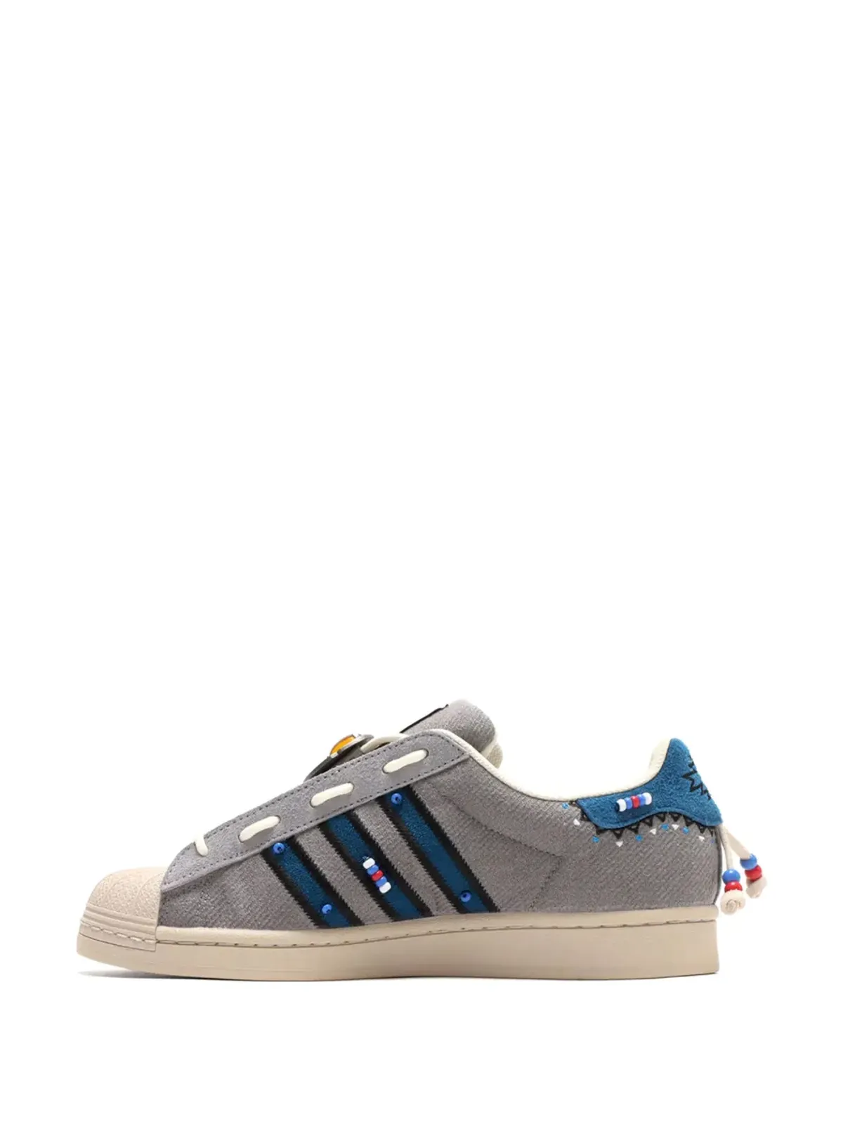 adidas スーパースター スリップオンスニーカー - グレー - 画像4