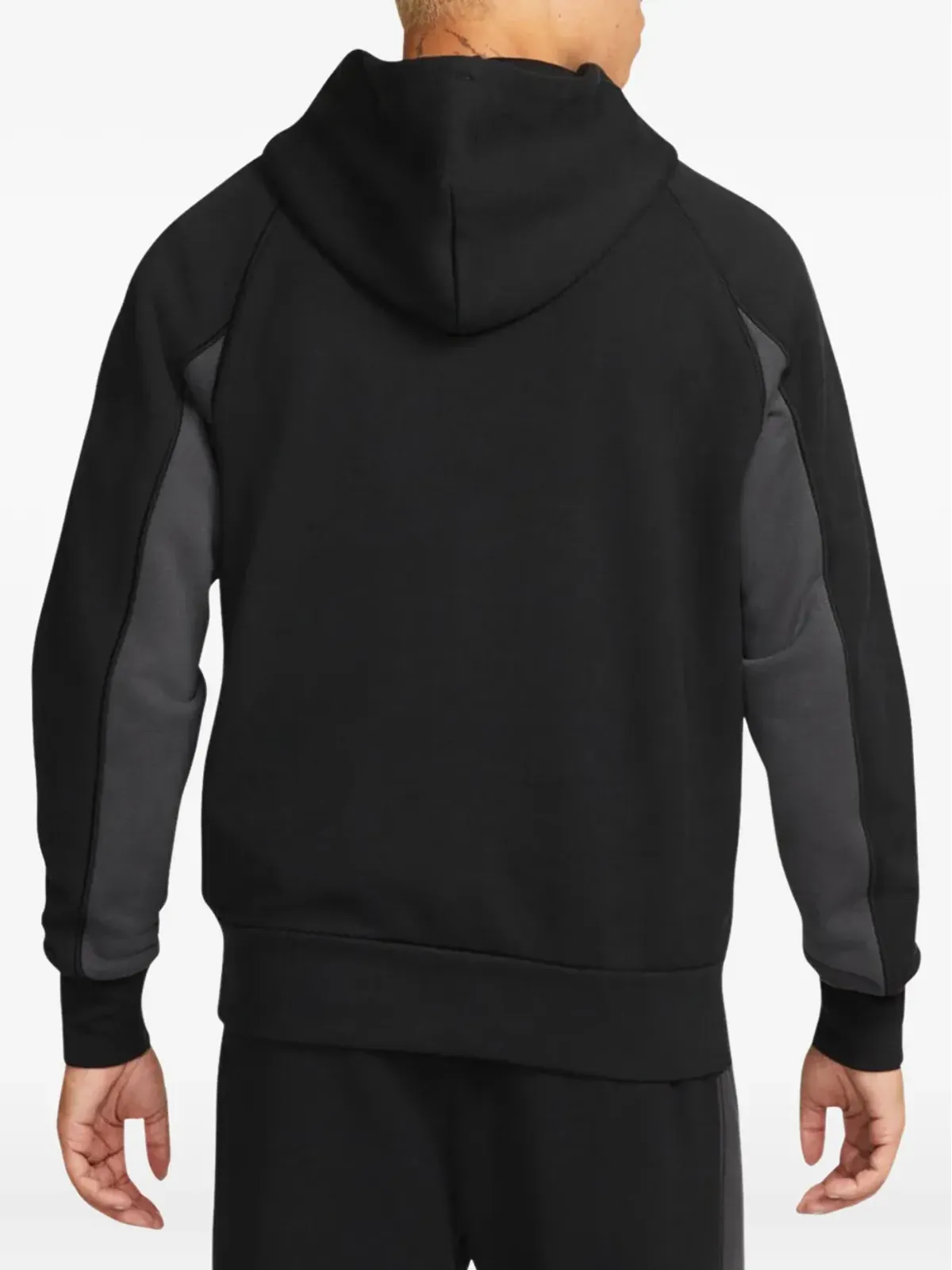 Nike パネル切替フーディ - ブラック - 画像2