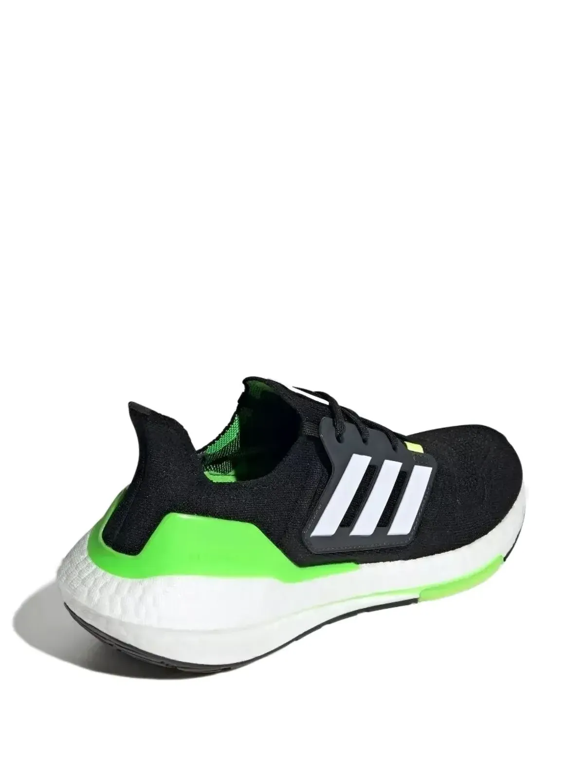 adidas Ultraboost 22 コアブラック/クラウドホワイト/ソーラーグリーン スニーカー - 画像2