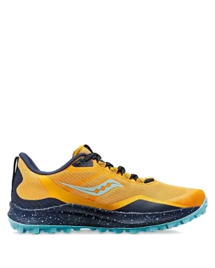 Saucony Peregrine 12 イエロー/ブルー スニーカー - サムネイル1