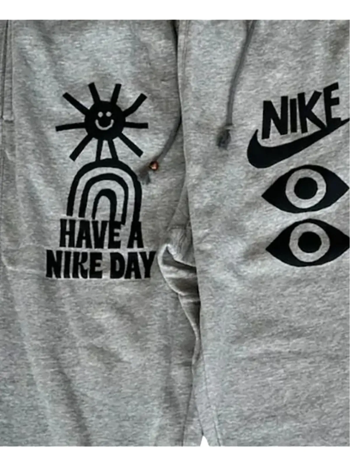 Nike フレンチテリートラックパンツ グレー - 画像2