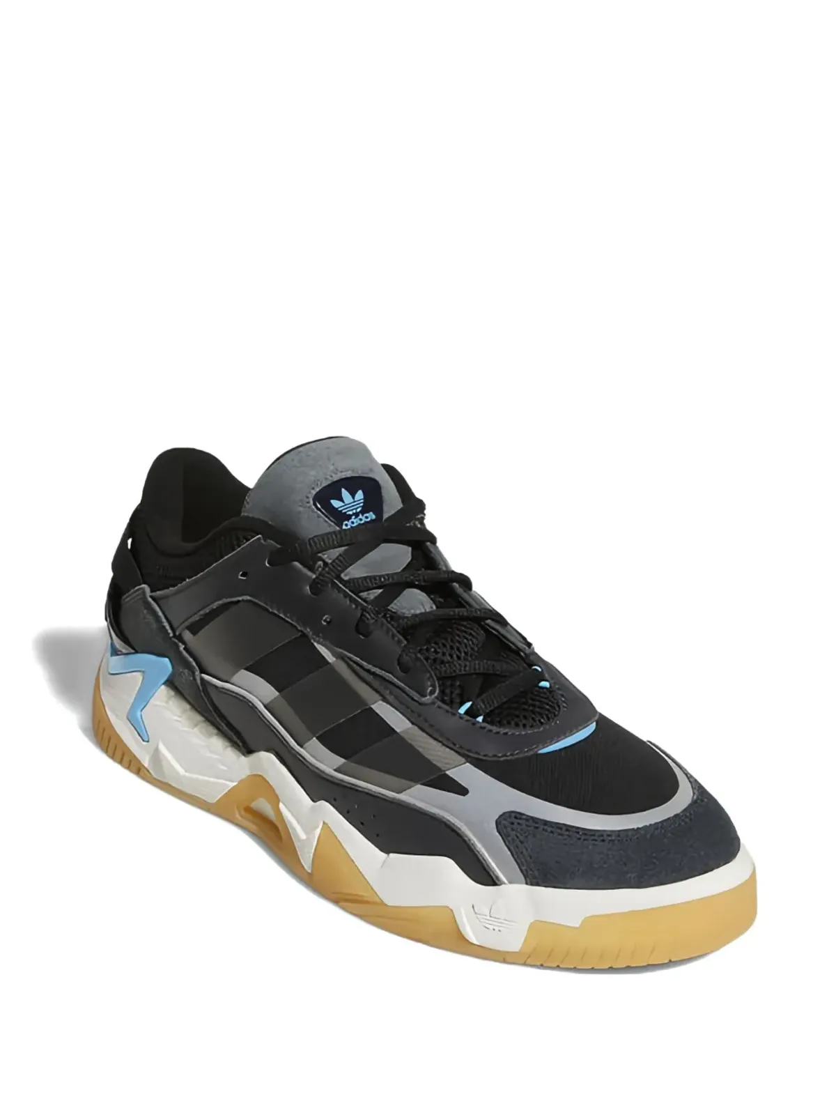 adidas Niteball 2.0 Core Black/Sky Rush/Gum スニーカー - 画像2
