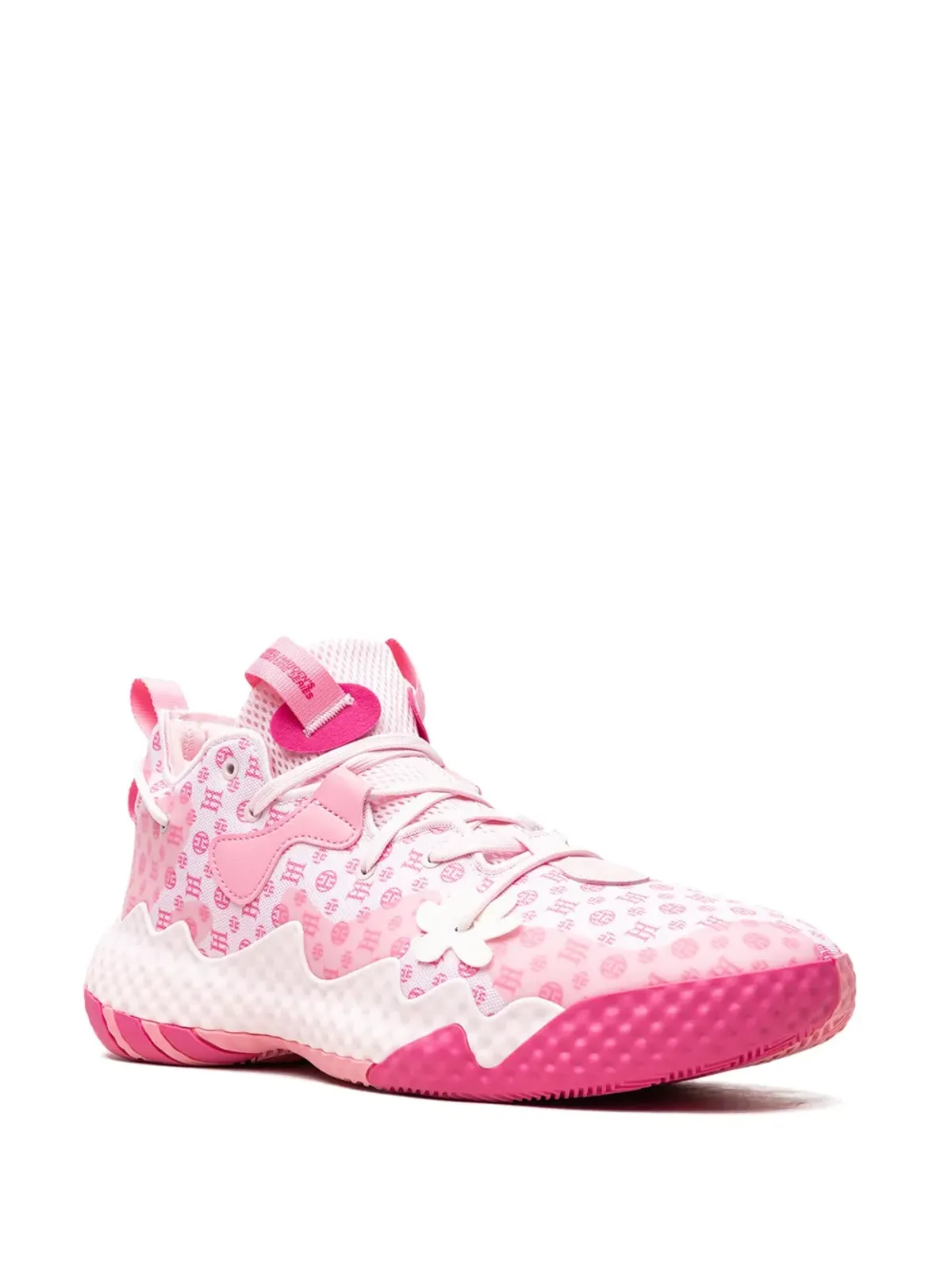 adidas Harden Vol. 6 ピンクモノグラム スニーカー - 画像2