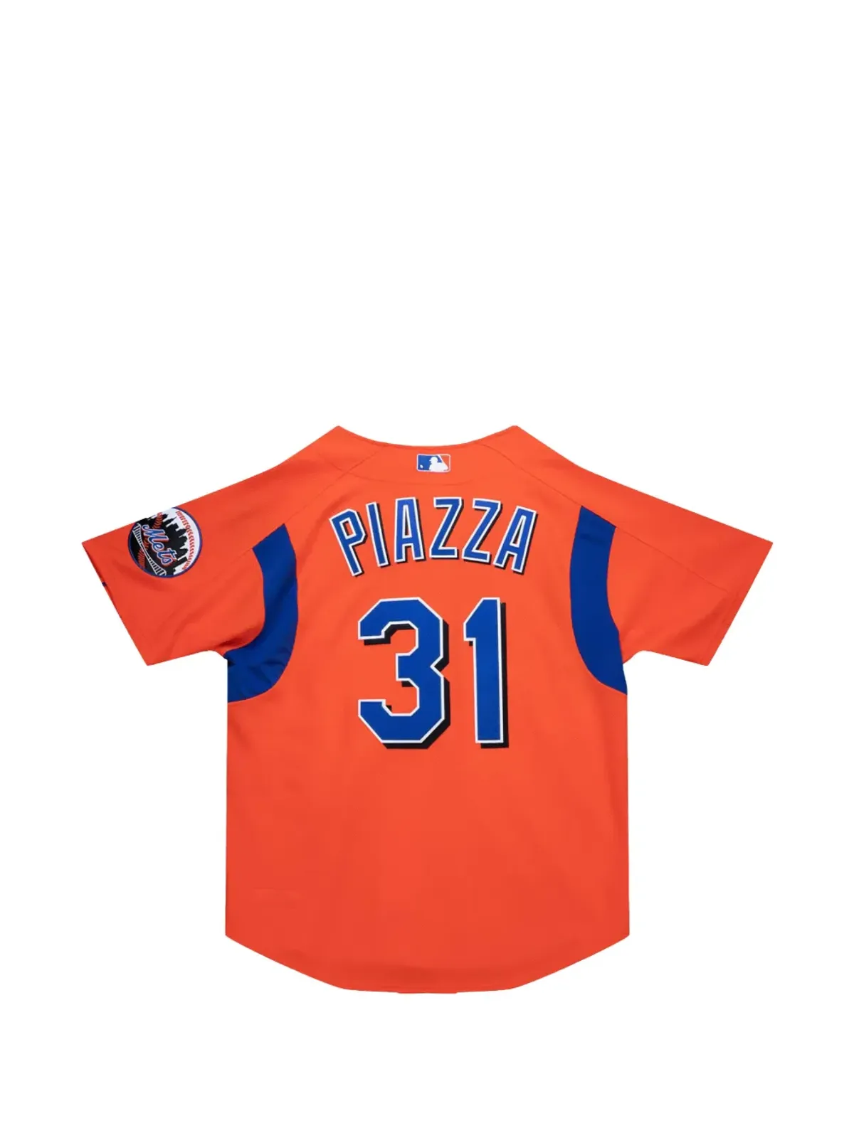 Mitchell & Ness ボタン留め 半袖ジャージ オレンジ - 画像2