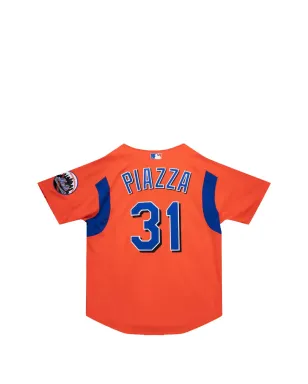 Mitchell & Ness ボタン留め 半袖ジャージ オレンジ - サムネイル2