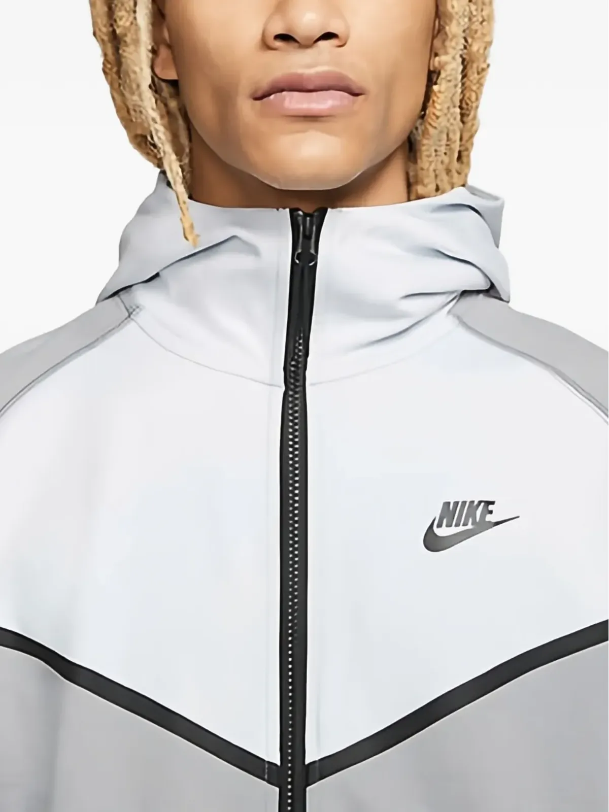 Nike カンガルーポケット付きフルジップフーディ - 画像4