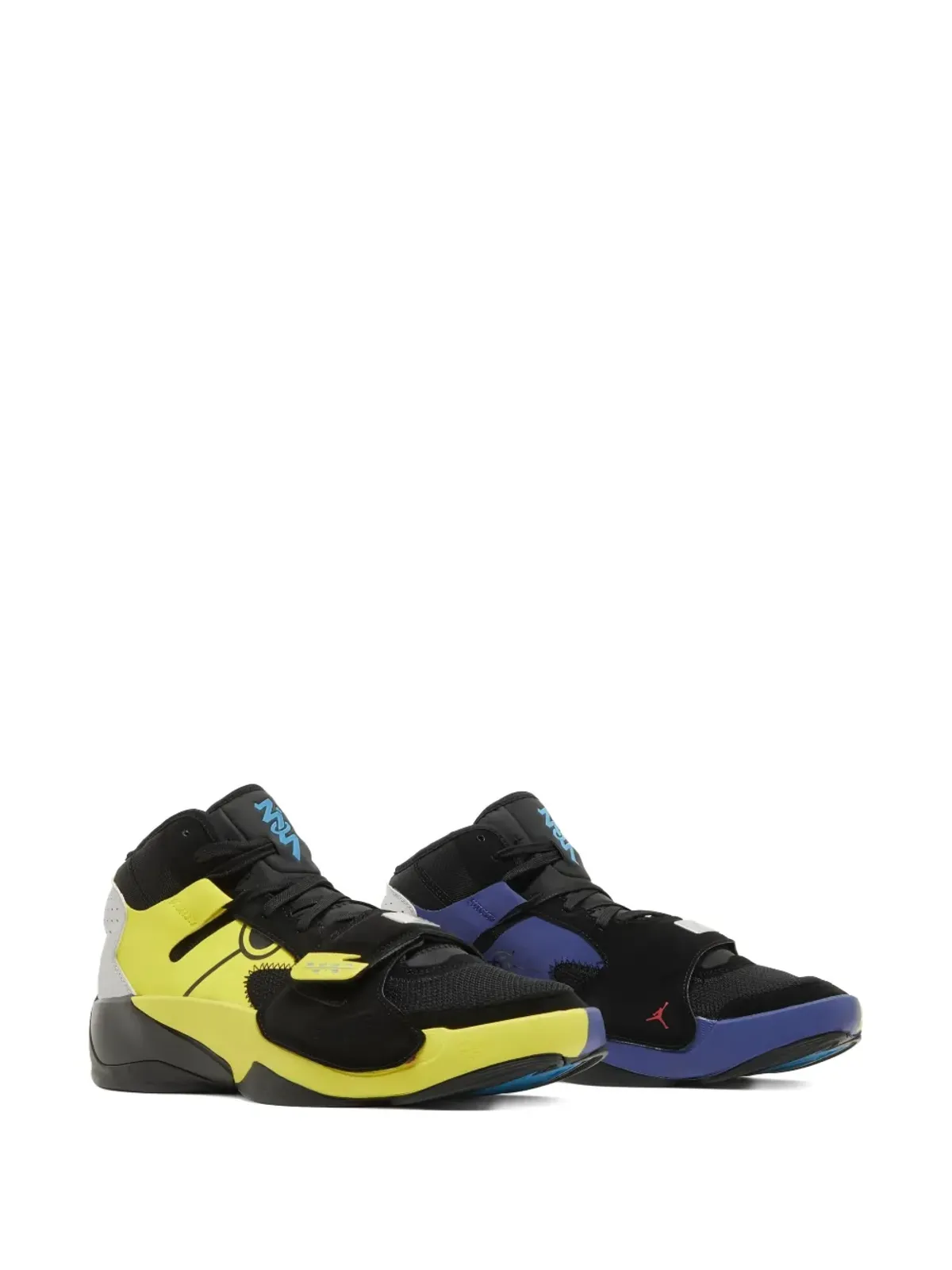 Jordan ナルト Zion 2 SP『ナルト対サスケ - 087 ブラック/イエロー ストライク』スニーカー - 画像2