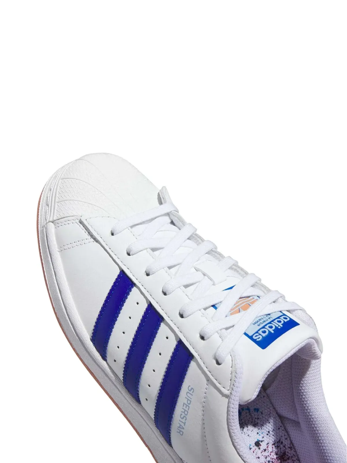 adidas スーパースター ストライプスニーカー - ホワイト - 画像2