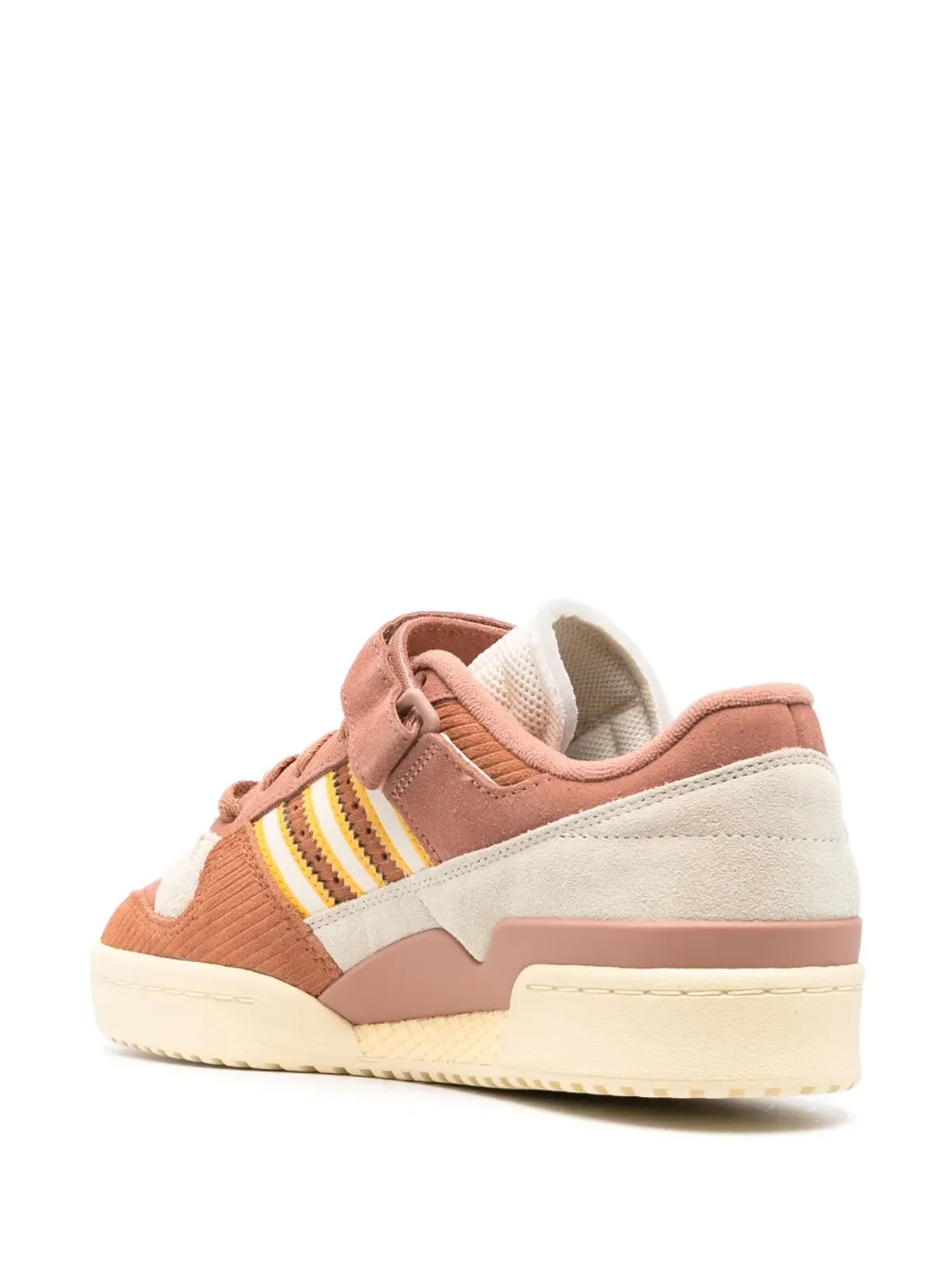 adidas フォーラム84 スエード ローカット スニーカー - CLAY STRATA / CREAM WHITE / BOLD GOLD - 画像3