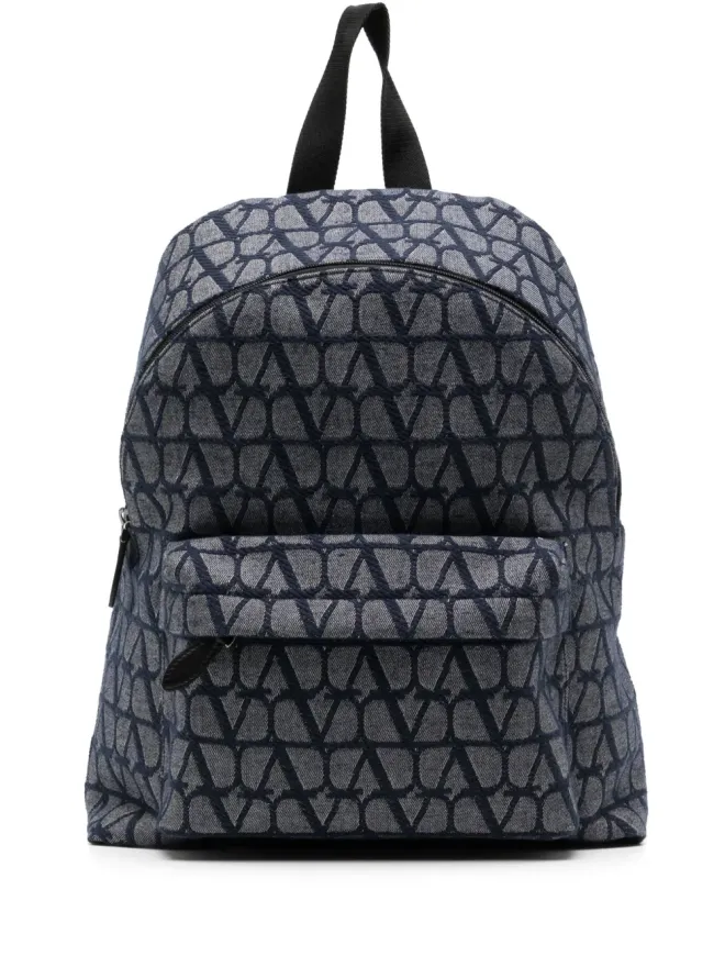 Valentino Garavani Valentino Garavani モノグラム柄ジップ付きバックパックの商品画像