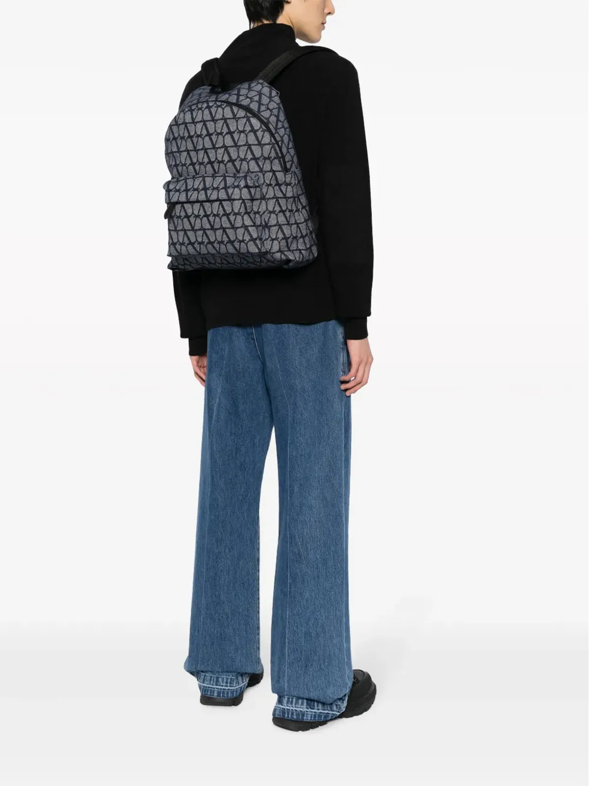 Valentino Garavani モノグラム柄ジップ付きバックパック - 画像2