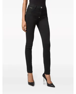 Philipp Plein ハイウェスト・スーパースキニー ジーンズ - ブラック - サムネイル3