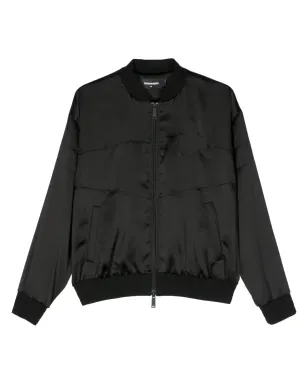 DSQUARED2 アンダー・ザ・ブリッジ ボンバー ジャケット - ブラック - サムネイル1