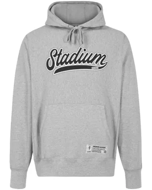 STADIUM GOODS スクリプト ロゴ グレー フーディー - サムネイル1