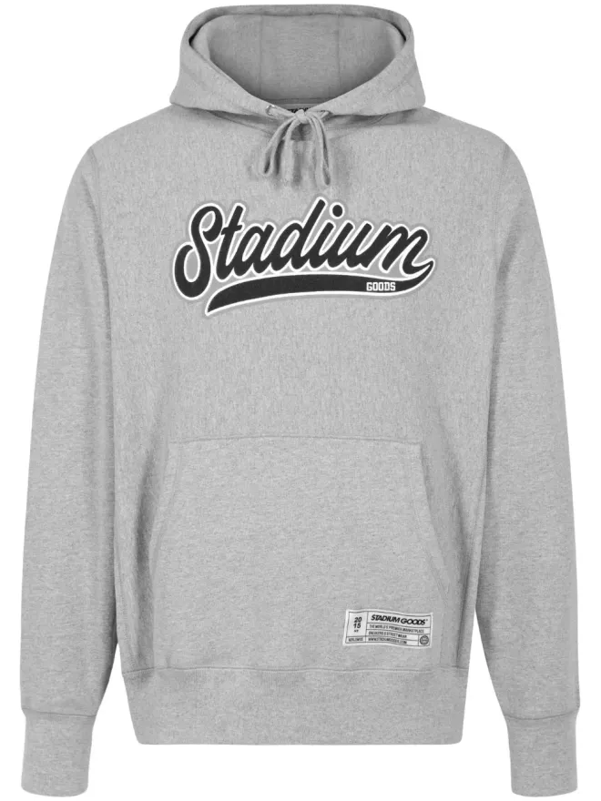 STADIUM GOODS® STADIUM GOODS スクリプト ロゴ グレー フーディーの商品画像